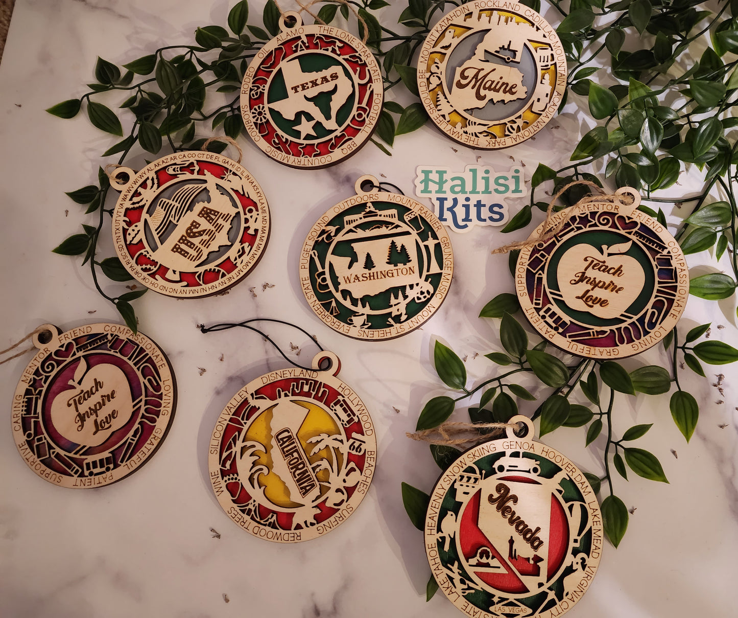 States Ornaments