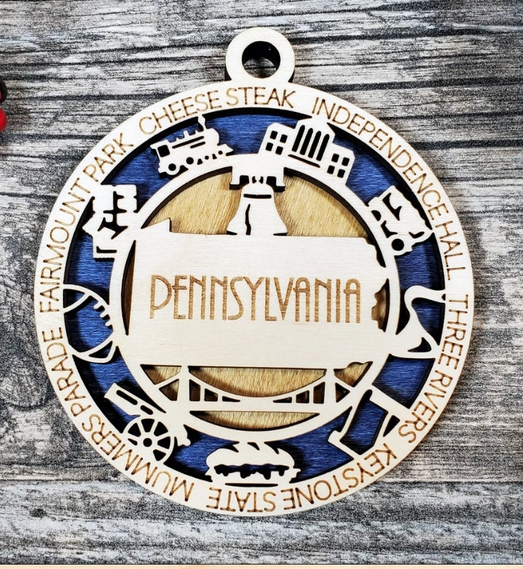 States Ornaments