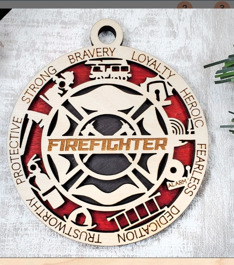 First Responder Ornaments