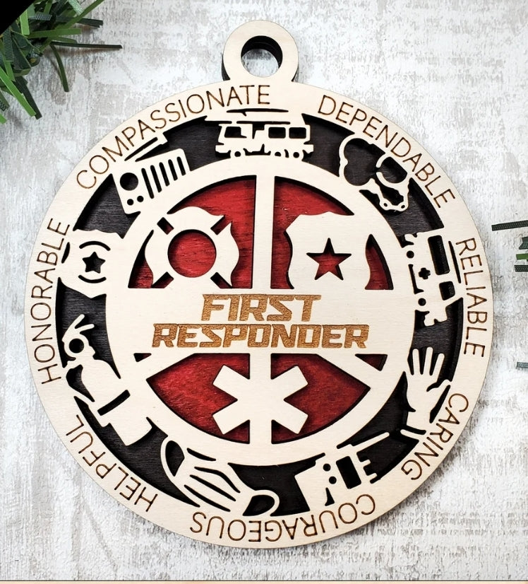 First Responder Ornaments