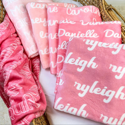 Custom Name Baby Blanket