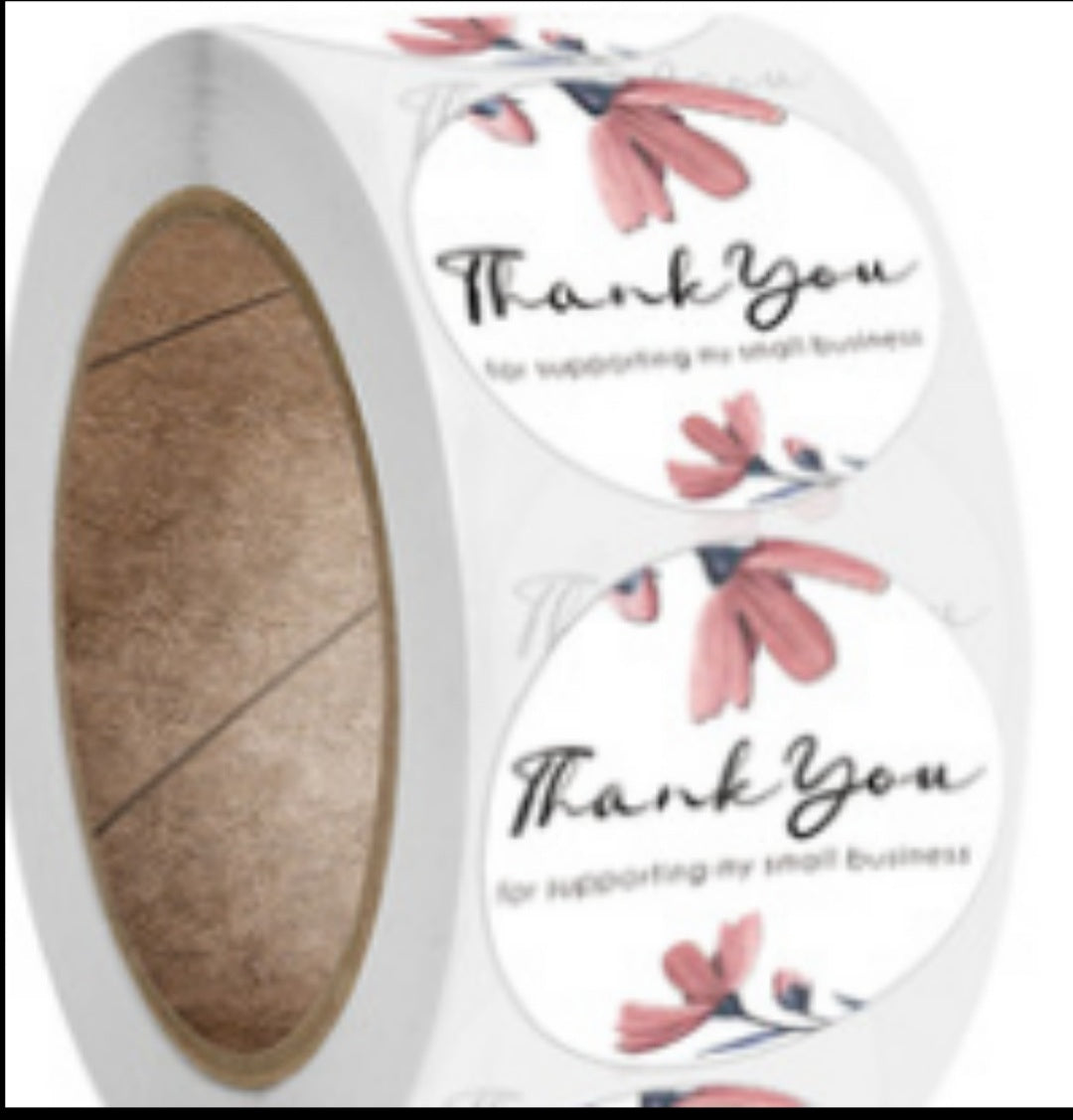 1 In Thank you Stickers