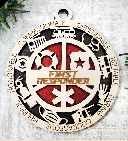 First Responder Ornaments